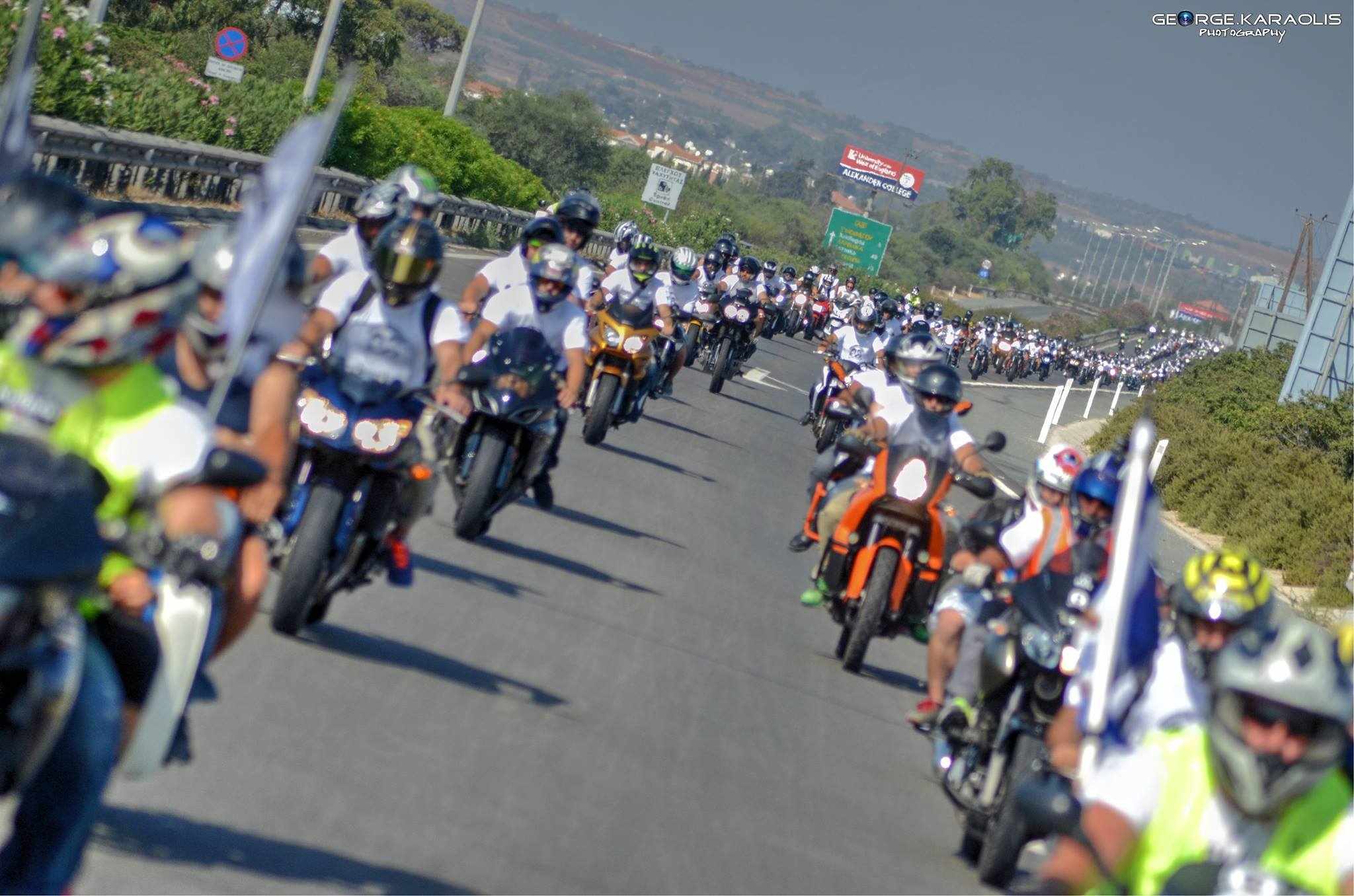 Πορεία μοτοσικλετιστών -  26 χρόνια από τις δολοφονίες των ηρώων Τάσου Ισαάκ και Σολωμού Σολωμού