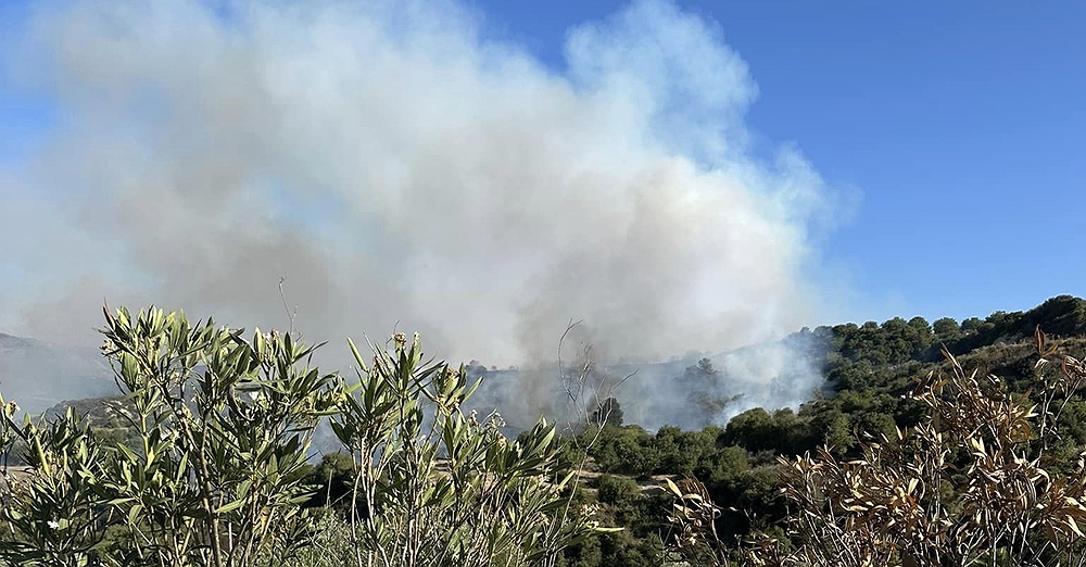 Πάφος: Υπό πλήρη έλεγχο πυρκαγιά στην Φύτη