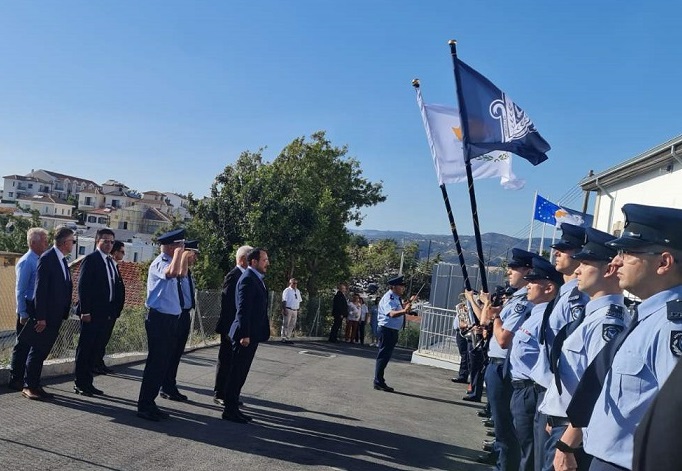 Εγκαινιάστηκαν από τον Πρόεδρο της Κυπριακής Δημοκρατίας τα νέα κτήρια του Αστυνομικού Σταθμού Πισσουρίου