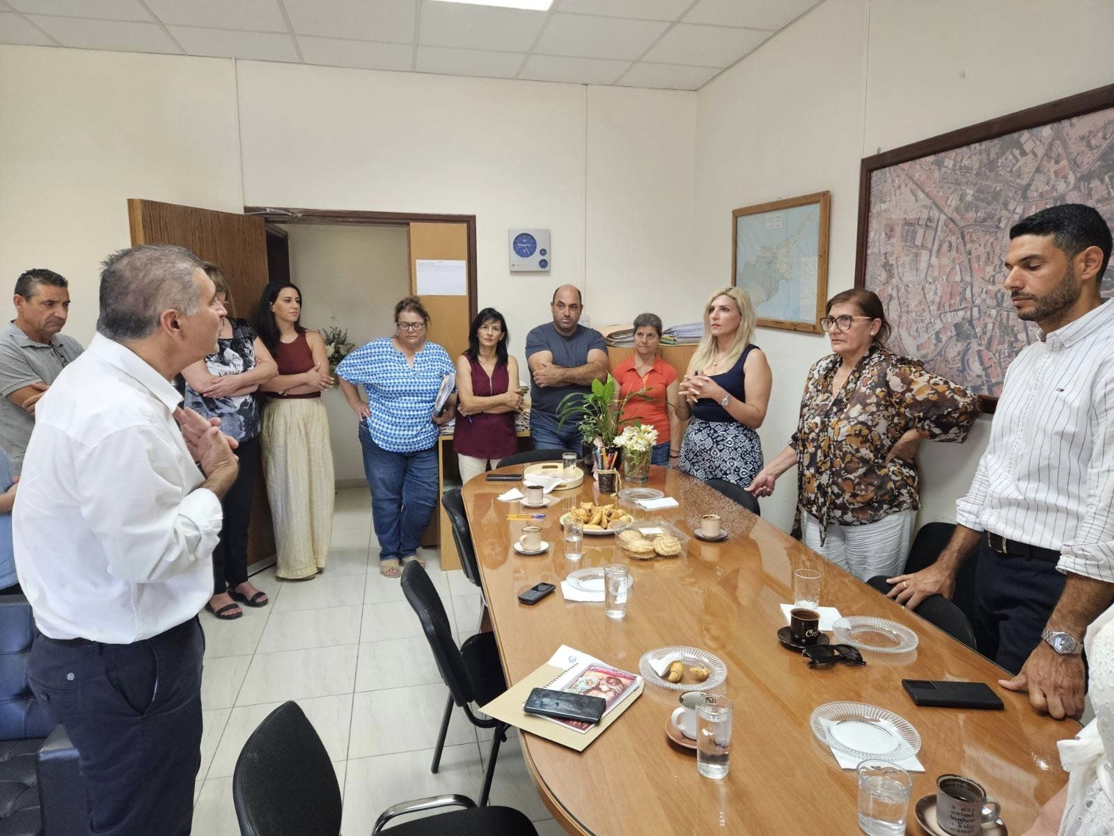 Β. Φακοντή: Εξετάστηκαν τα προβλήματα του Κλάδου Διαχείρισης Τ/κ Περιουσιών Πάφου