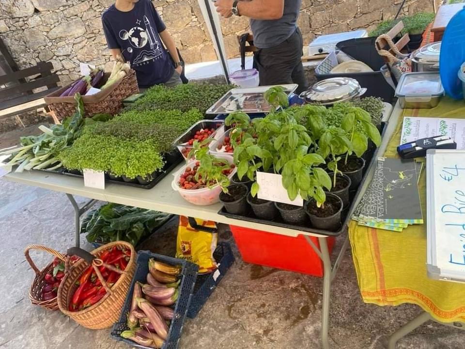 Το πρώτο παζαράκι με παραδοσιακό προϊόντα διοργάνωσε η Πάνω Ακουρδάλεια