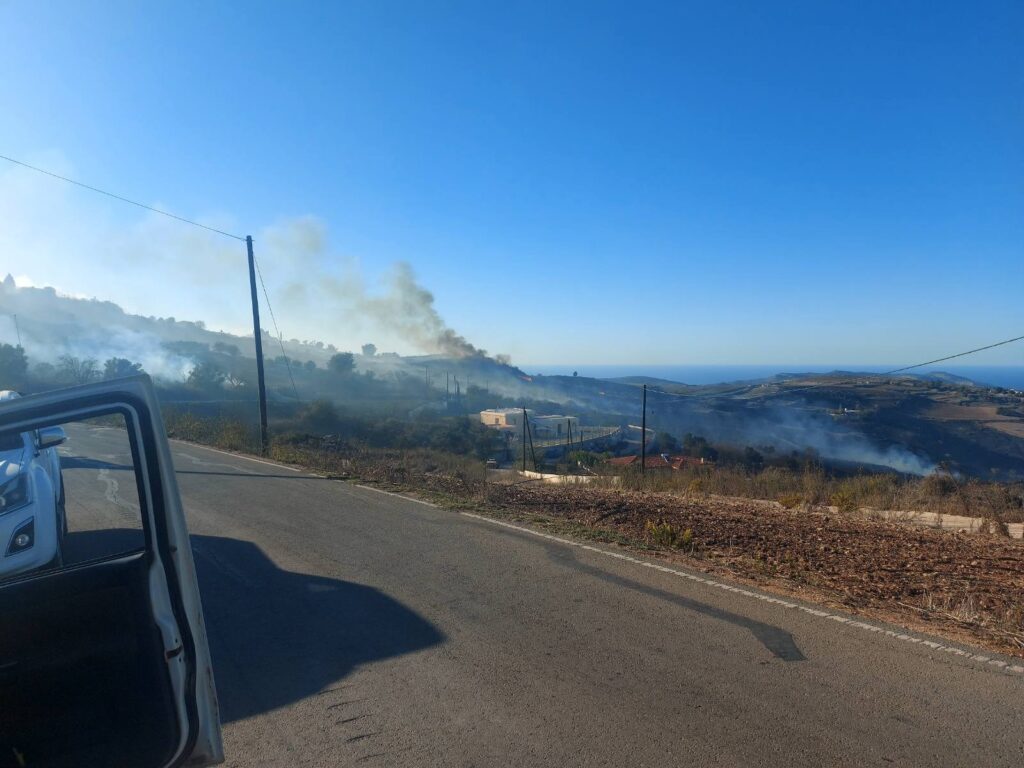 Υπό πλήρη έλεγχο τέθηκε η δασική πυρκαγιά σε περιοχή της κοινότητας Δρούσειας