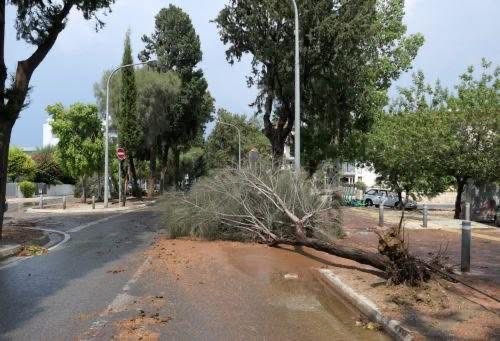 Κίτρινη προειδοποίηση για μεμονωμένες ισχυρές καταιγίδες